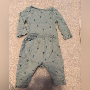 Cloud Island Blue Baby Outfit